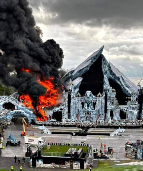 Incendio en Tomorrowland a dos días de su apertura oficial